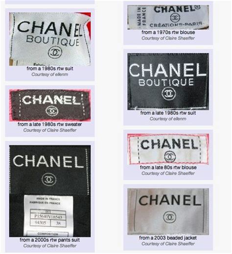 chanel clothing tags|chanel code lookup.